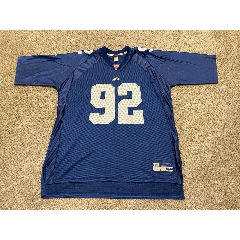 New York Giants Vintage Reebok Jersey Michael Strahan Mens Size 2XL NFL FOOTBALL